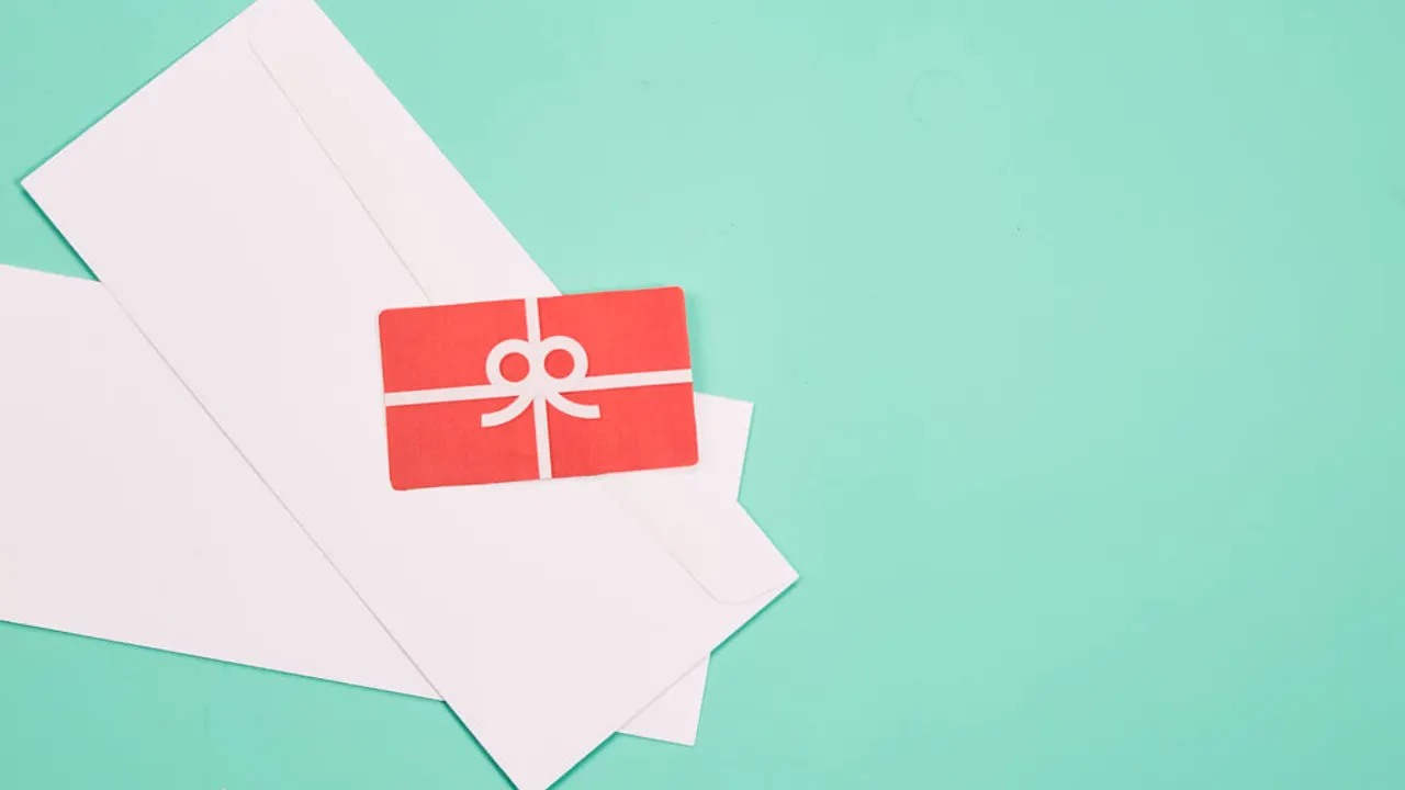 Gift card envelopes.