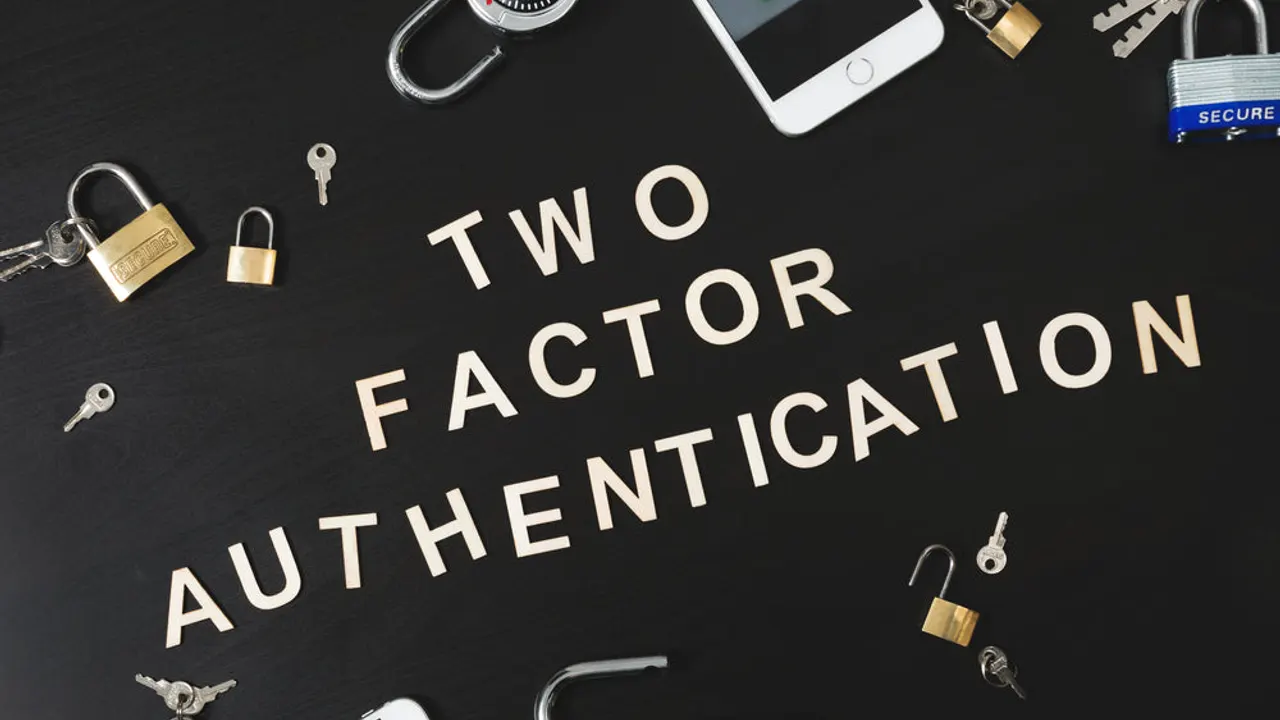 Two factor authentication security.